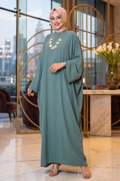 Ceyda Modest Abaya Mint