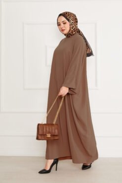 Ceyda Modest Abaya Mink