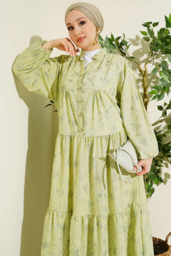 Alternative view of Floral Half Button Dress Hazel