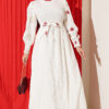 Floral Embroidered Detail Dress Rose Dust