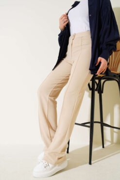 Alternative view of Palazzo Pants Beige