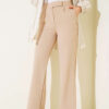 Velcro Palazzo Pants Beige