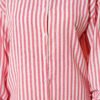 ⁦Striped Linen Look Shirt Rose Dust⁩ - الصورة ⁦4⁩