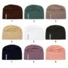 Crystal Pleated Scarf Turban بالجملة colour chart — 9 numbered colours (1–9)