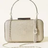 Knot Detail Evening Clutch Beige – Image 2