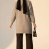 Drop Pattern Soft Knit Sweater Grey – Bild 3
