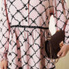 Lace-Detail Waistband Tunic Pink - الصورة 4
