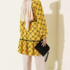 Lace-Detail Waistband Tunic Yellow - الصورة 3