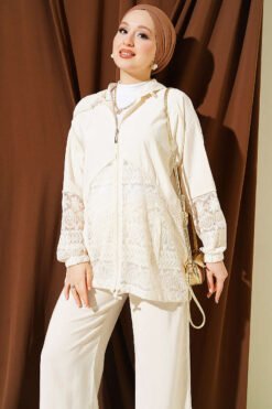 Alternative view of Two-Piece Set Beige
