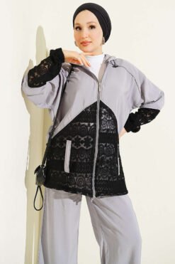 Alternative view of Two-Piece Set Grey