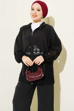 Alternative view of Two-Piece Set Black
