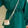 Nautical Collar Tunic with Belted Tie Emerald - Afbeelding 4