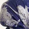 Printed Ayda Bamboo Crepe Scarf Parliament Blue - Image 4