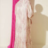 Printed Ankle-Cuffed Dress Powder Pink - Image 3
