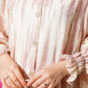 Printed Ankle-Cuffed Dress Powder Pink - Image 4