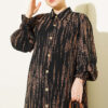 Printed Ankle-Cuffed Dress Mink - Image 2