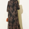 Printed Ankle-Cuffed Dress Mink - Image 3