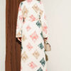 Patterned Full-Length Button-Up Dress Powder Pink – Bild 3