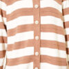 Patterned Button Detail Knit Cardigan Latte - immagine 4