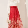 Pleated Skirt Red - Afbeelding 2