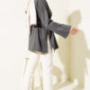 Double Sleeve Tie Tunic Smoke - Image 3