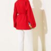 Double Sleeve Tie Tunic Red - Imagen 7
