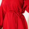Double Sleeve Tie Tunic Red - Imagen 8