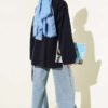 Double Sleeve Tie Tunic Navy Blue - Imagen 3