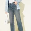Buttoned Baggy Pants Brown
