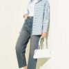 Buttoned Baggy Pants Brown – Bild 2