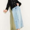 Button-Up Patterned Short Knit Openwork Cardigan Black - immagine 2