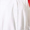 Relaxed Fit Hem Edge Tunic with Gathered Details White - immagine 4