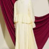 Ruffled Detail Tie Waist Skirt Set Yellow – Image 3