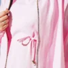 Zippered Jacket Modal Dress Set Pink - Image 4