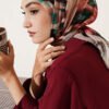 Brushed Pattern Soft Scarf Beige - Afbeelding 2