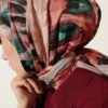 Brushed Pattern Soft Scarf Beige - Afbeelding 4