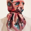 Brushed Pattern Soft Scarf Rose Dust - Afbeelding 3