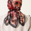 Brushed Pattern Soft Scarf Black – Bild 3