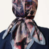 Brushed Pattern Soft Scarf Blue – Bild 3