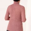 Ribbed Turtleneck Knit Sweater Rose Dust - Imagen 3