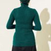 Ribbed Turtleneck Knit Sweater Oil Green - Afbeelding 3