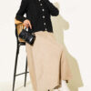 Ribbed Button-Up Knit Cardigan Black - immagine 2