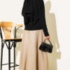 Ribbed Button-Up Knit Cardigan Black - immagine 3