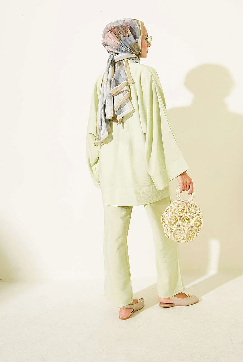 Bow Detail Kimono Set - Image 3