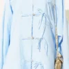 Bow Detail Kimono Set Blue - immagine 4