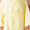 Bow Detail Kimono Set Yellow - Image 4