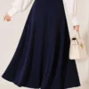 ⁦Pocketed Skirt with Scarf Detail Navy Blue⁩ - الصورة ⁦4⁩