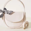 Magnetic Oval Bag with Scarf Cream - Image 2