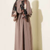Zipped Modal Long Tunic Set with Scarf Mink - Imagen 3