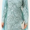⁦Dress with Sequin and Rose Accessory Mint⁩ - الصورة ⁦4⁩